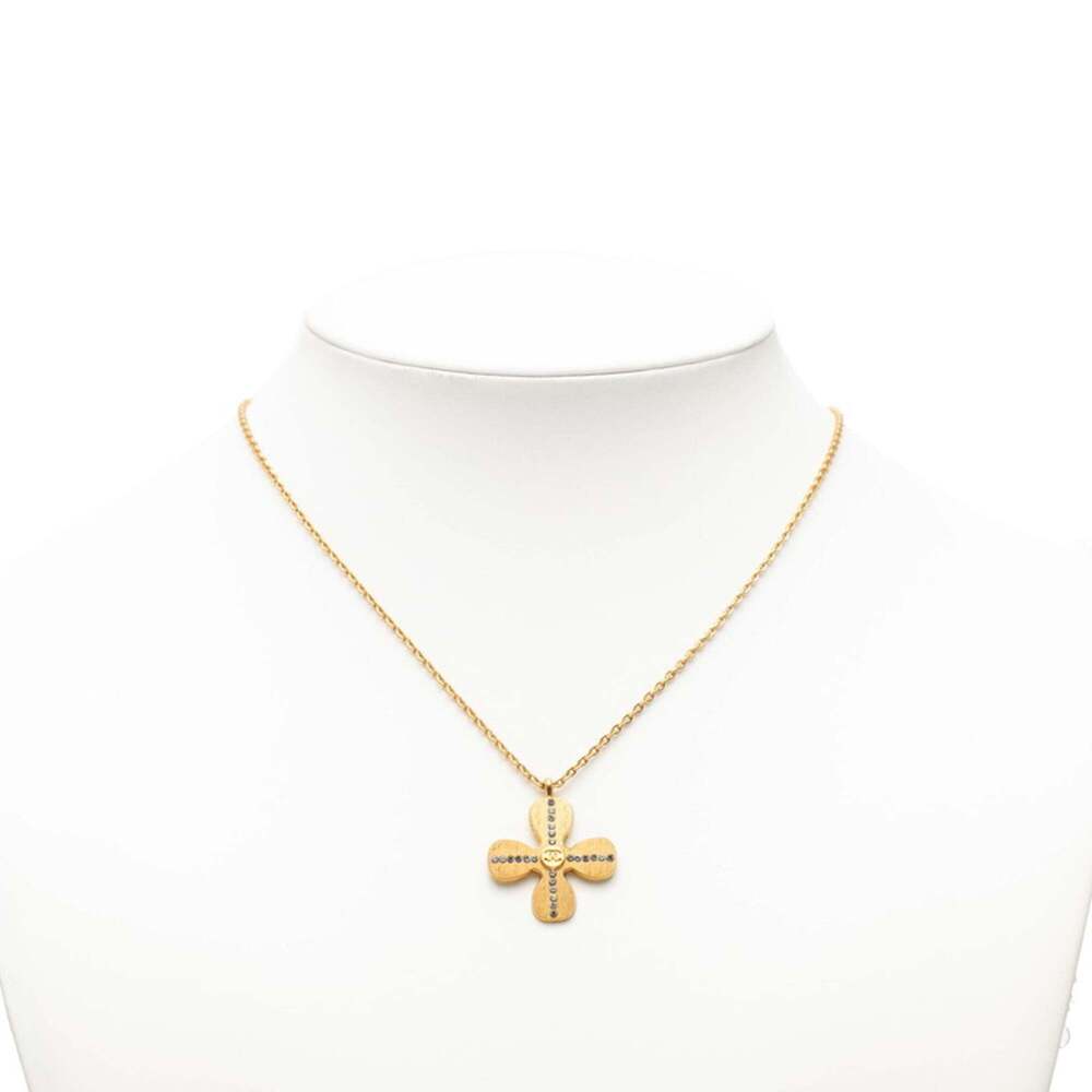 CHANEL Gold Logo Necklace - Picture 6 of 6